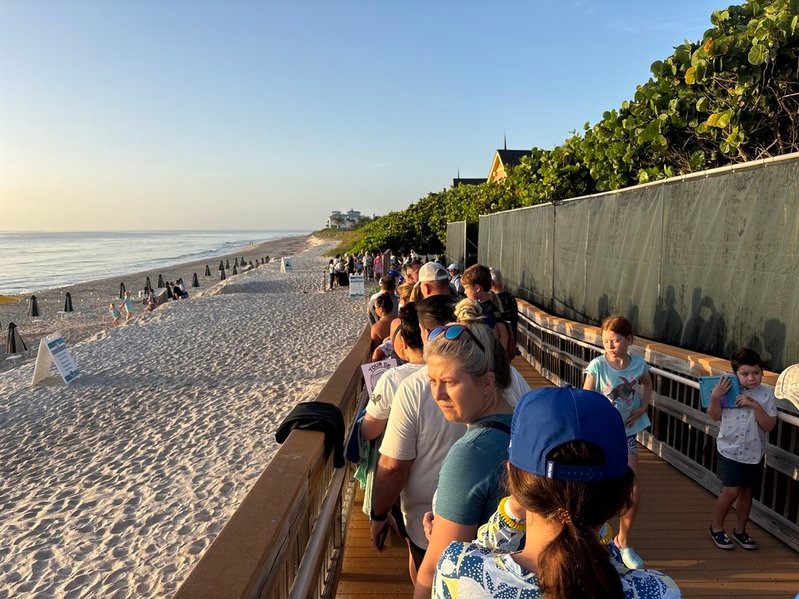 Line for the Beach