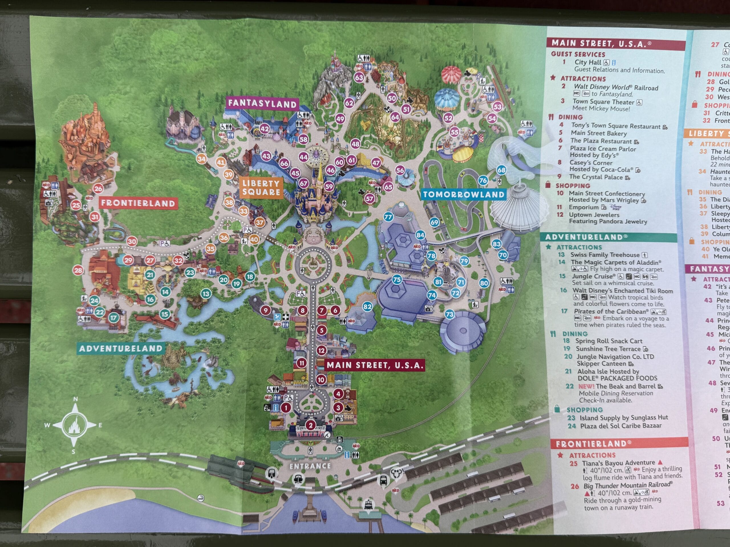 New Magic Kingdom Park Map Released for 2026 - DVC Shop
