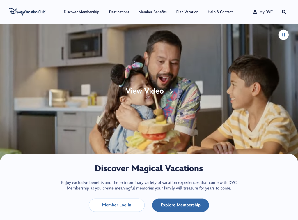 New DVC Website Homepage